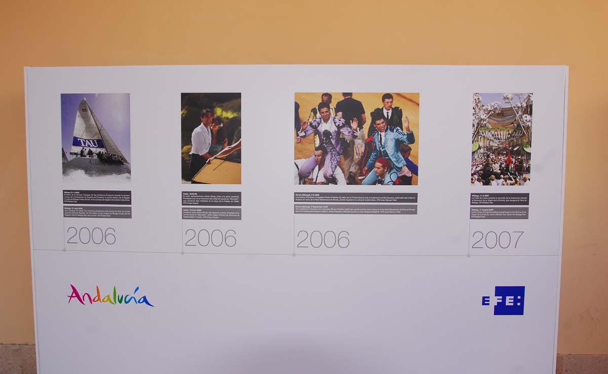 Algunas de las fotos que se exponen en Santo Domingo.