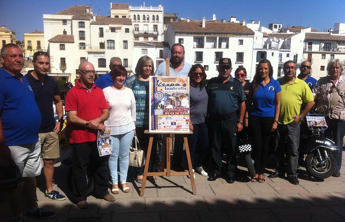 Presentación del encuentro motero del 25 de septiembre en Ronda.