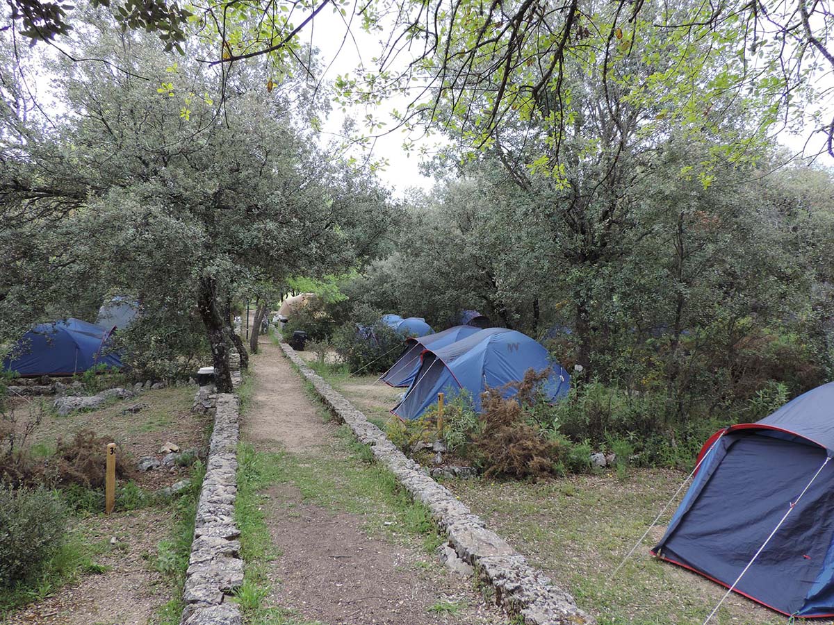 Las instalaciones del camping están situadas en plena naturaleza.