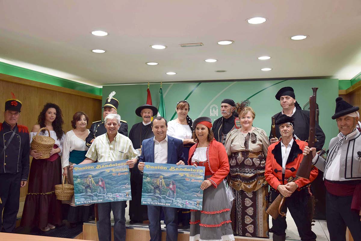 Presentación del evento histórico en la Delegación de la Junta e Málaga.