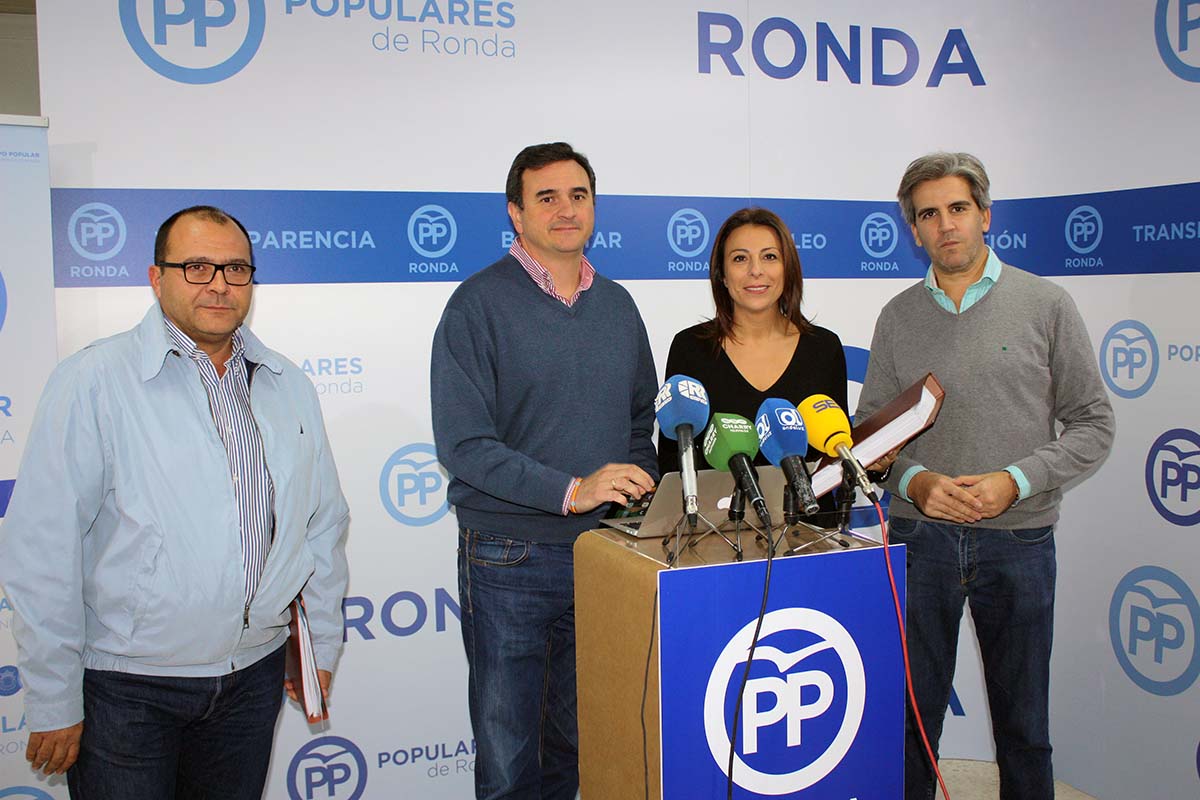 Félix Romero, junto a Fernández, Arenas y Barba.
