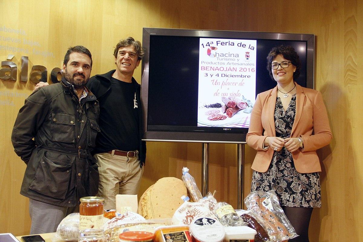 Jacobo Florido, Javier Ojeda y Soraya García en la presentación.