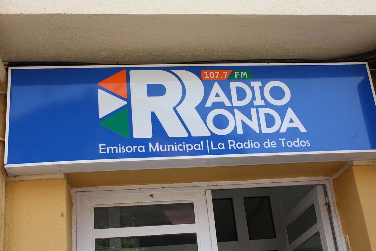 Portada de Radio Ronda en su emisora en la UVA.
