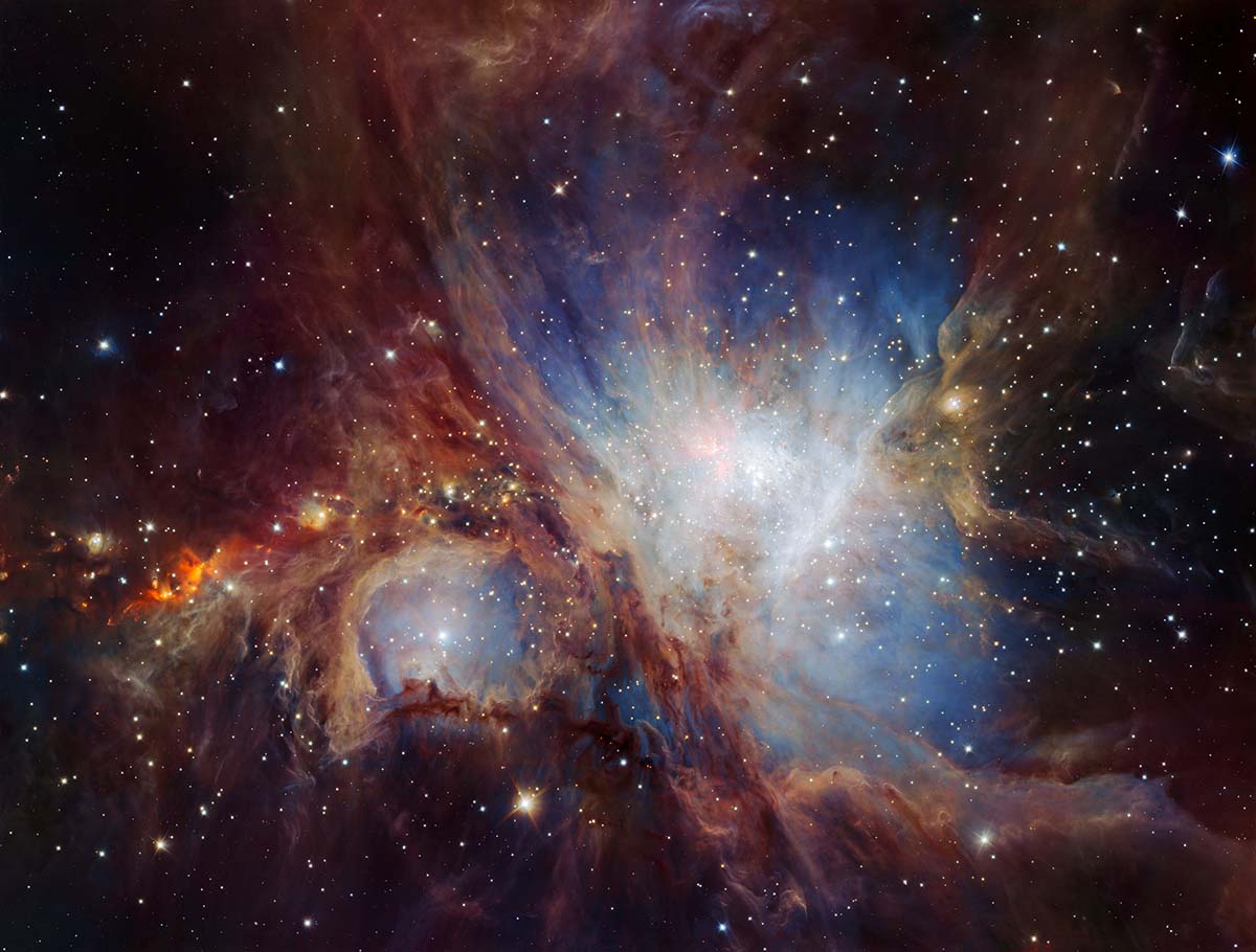 La Nebulosa de Orión (M42). (ESO).