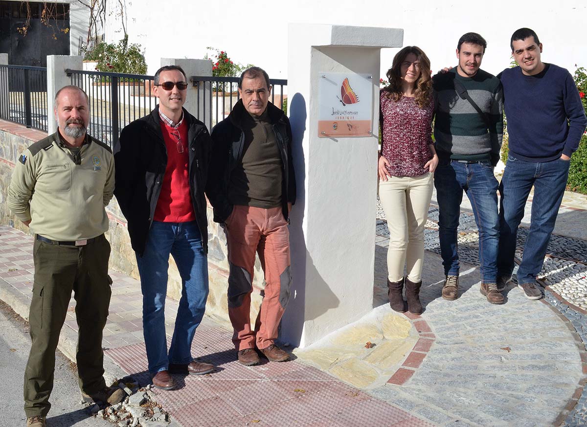 Responsables municipales y de la Asociación Zerynthia.