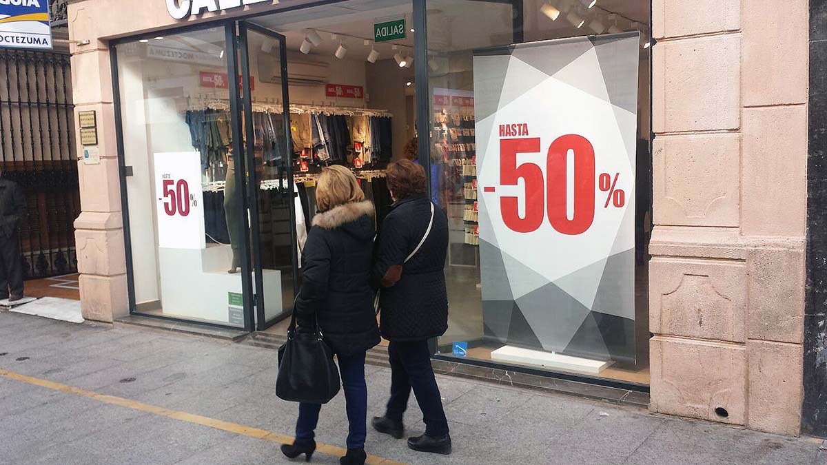 Las ventas también están aumentando en los primeros días de rebajas.