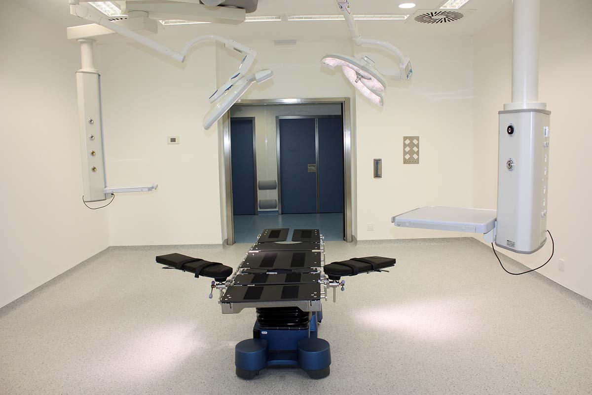 Los quirófanos del nuevo Hospital de la Serranía de Ronda.