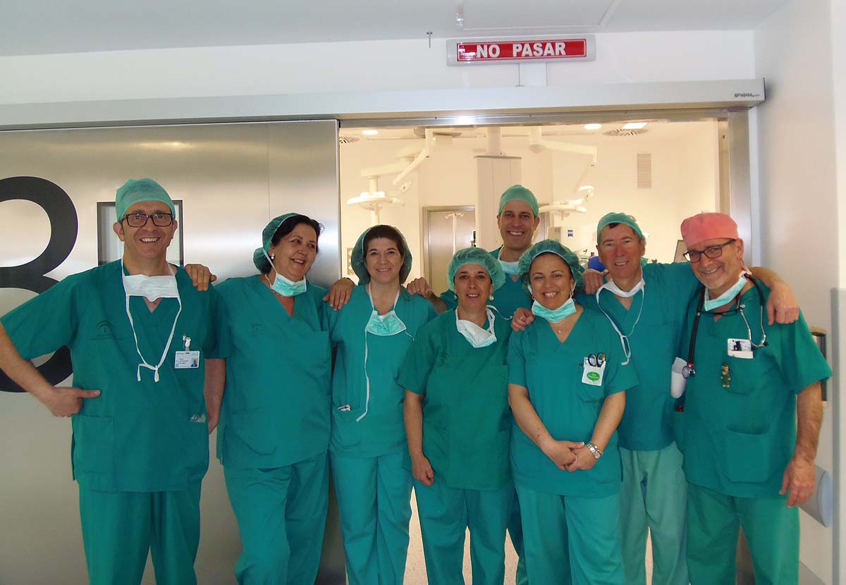Profesionales del área quirúrgica en los quirófanos del nuevo Hospital.