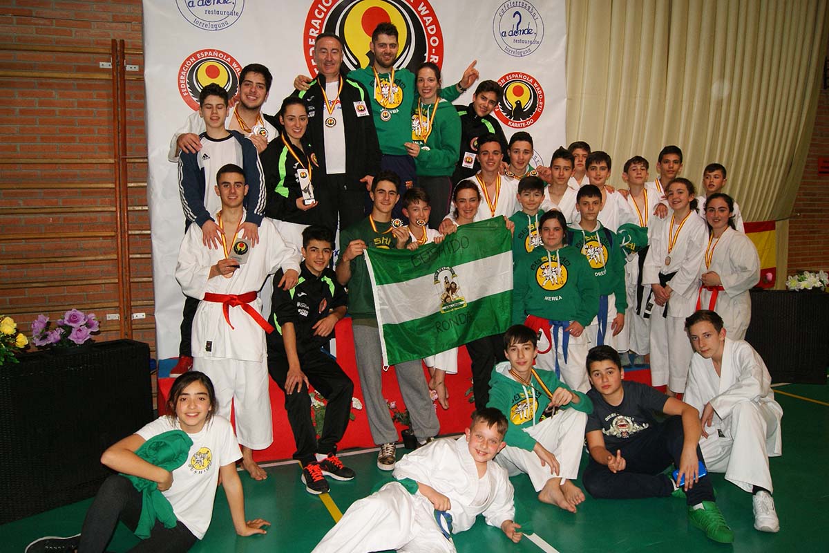 Los karatecas rondeños regresaron satisfechos del campeonato celebrado en Madrid.