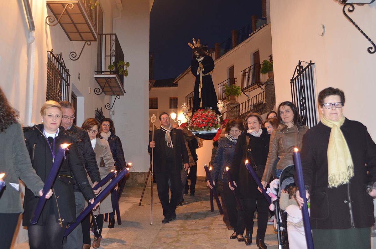 Procesión de Padre Jesús en el municipio serrano de Cartajima.