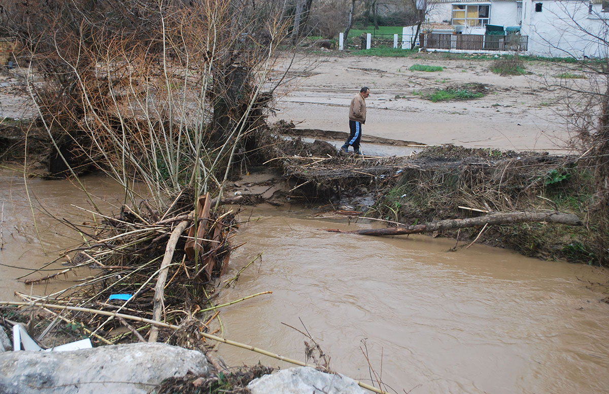 Imagen del río Guadalcobacín antes del unirse al Guadiaro, en La Indiana.