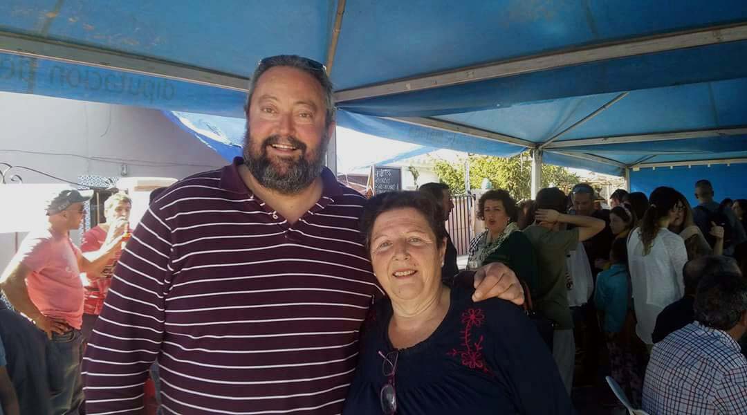 La ex alcaldesa de Puerto Saúco junto al concejal de Pedanías de Ronda.