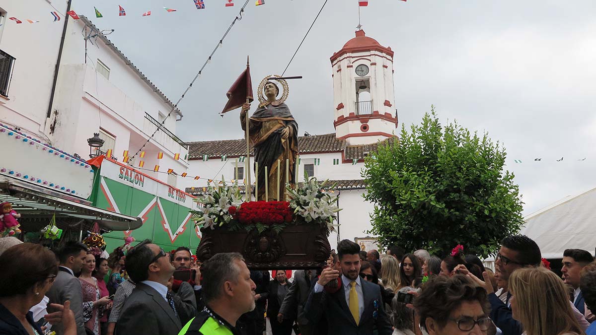 El patrón del pueblo saldrá en procesión durante los festejos.