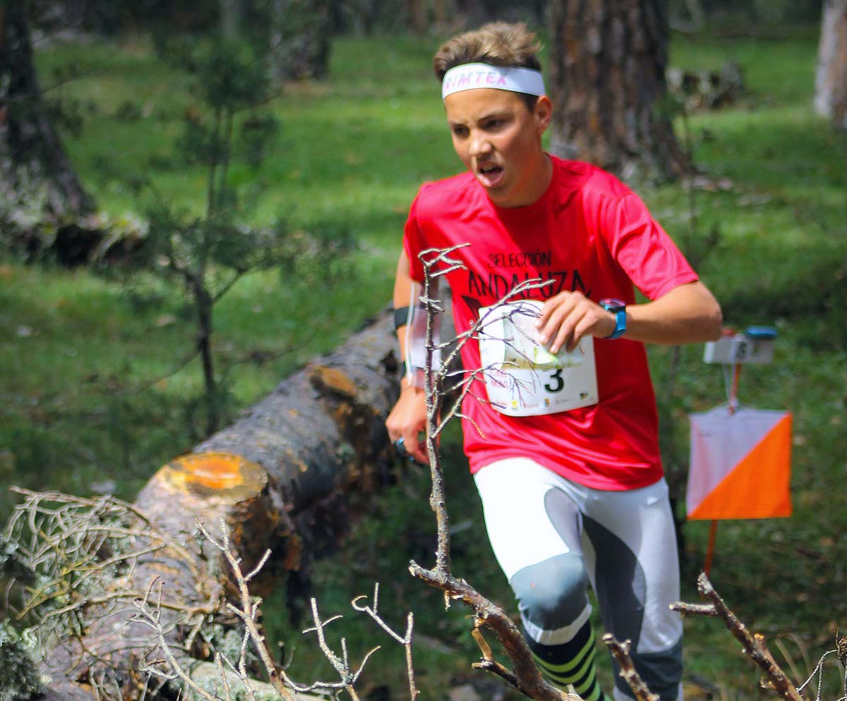 El joven deportista rondeño durante la competición celebrada en Soria. Foto Inma Górriz/BMT