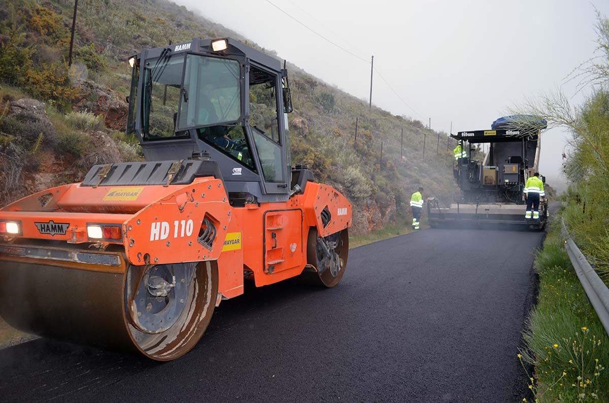 Las obras de asfaltado comenzaron a principios de semana,