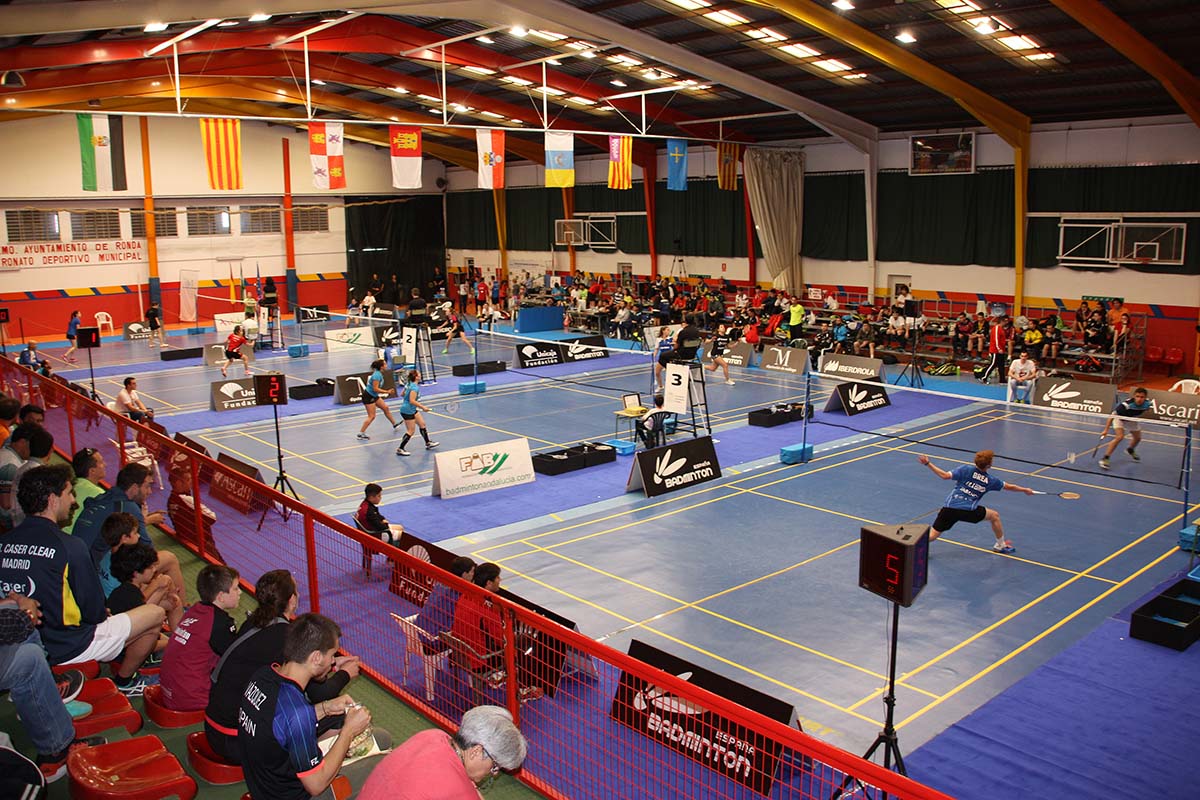 Imagen de una competición de bádminton celebrada en El Fuerte. Foto de Archivo.