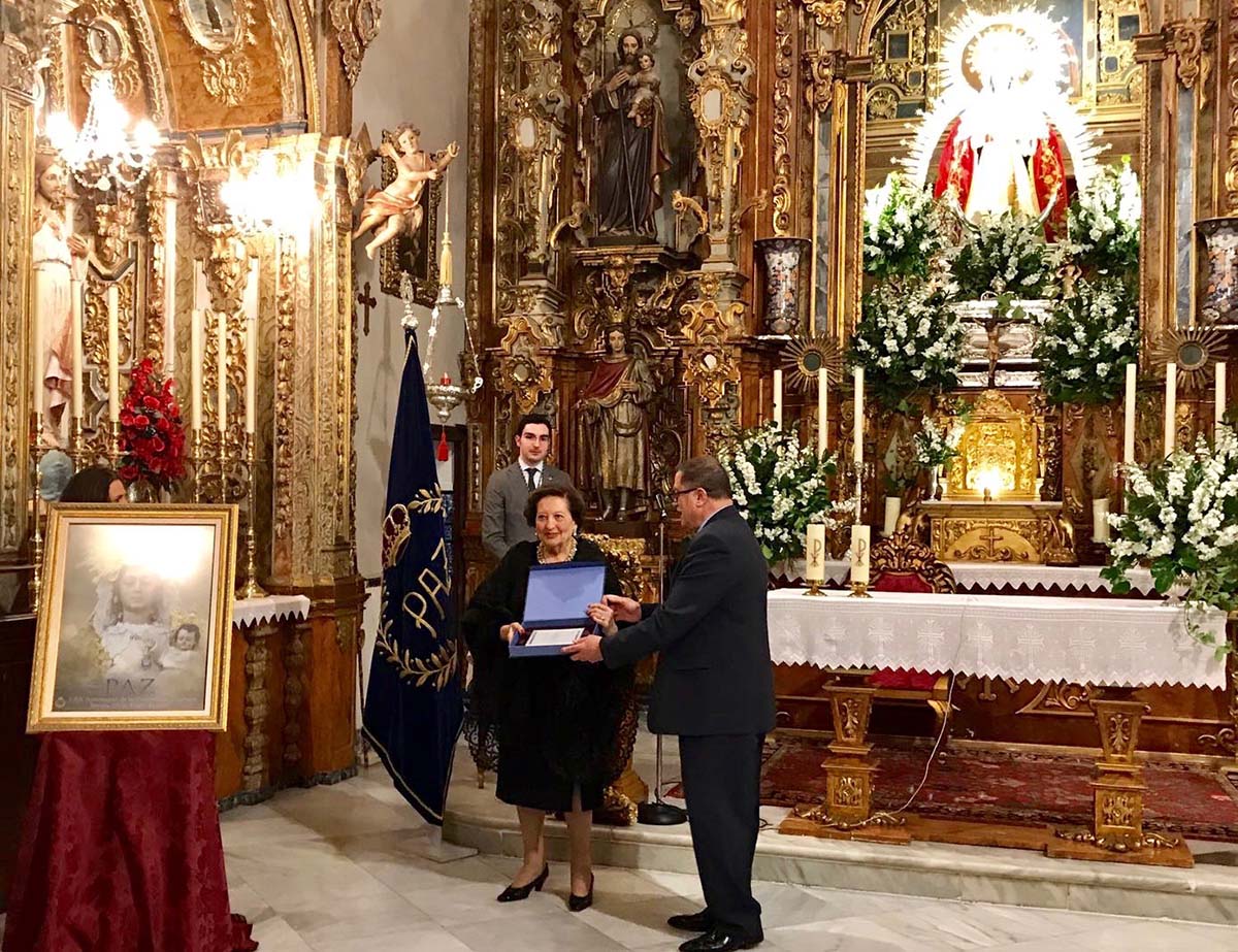 María Luisa Corró ha sido este año la encargada de pronunciar el pregón de la Virgen de la Paz.