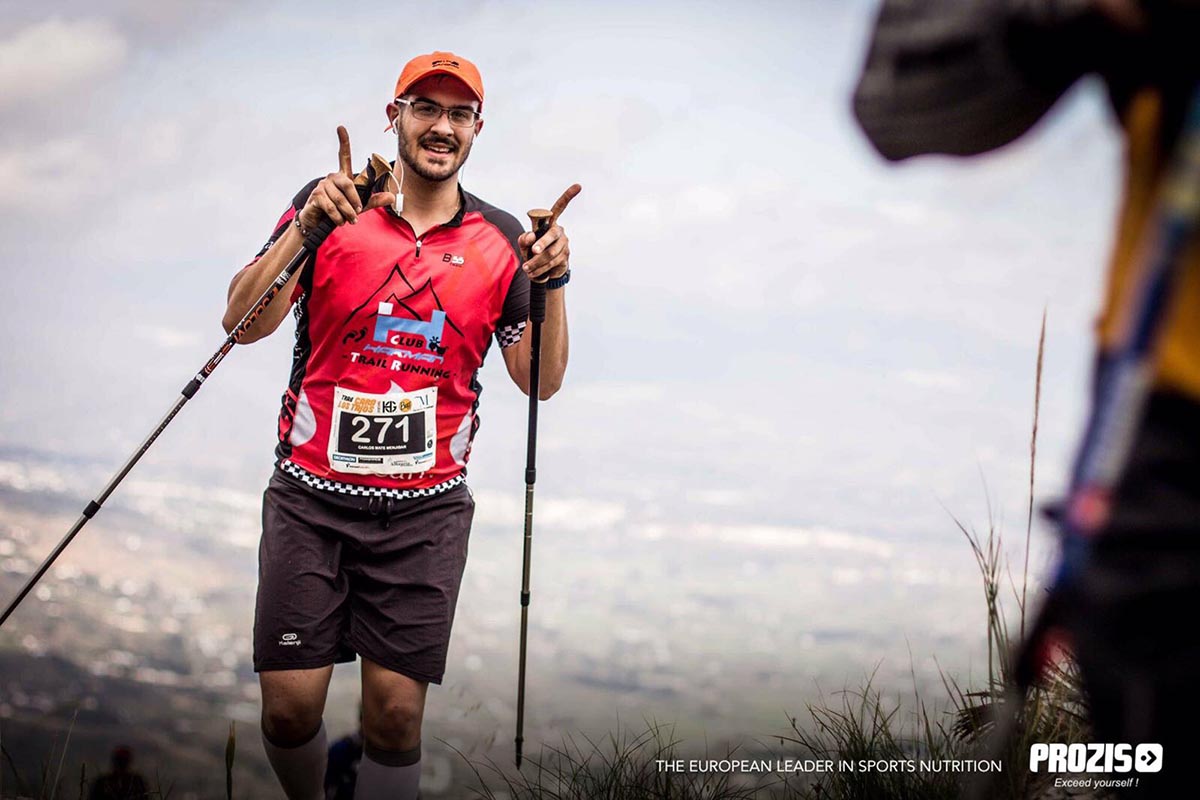 Uno de los corredores del Club Ascari-Harman Trail Running.