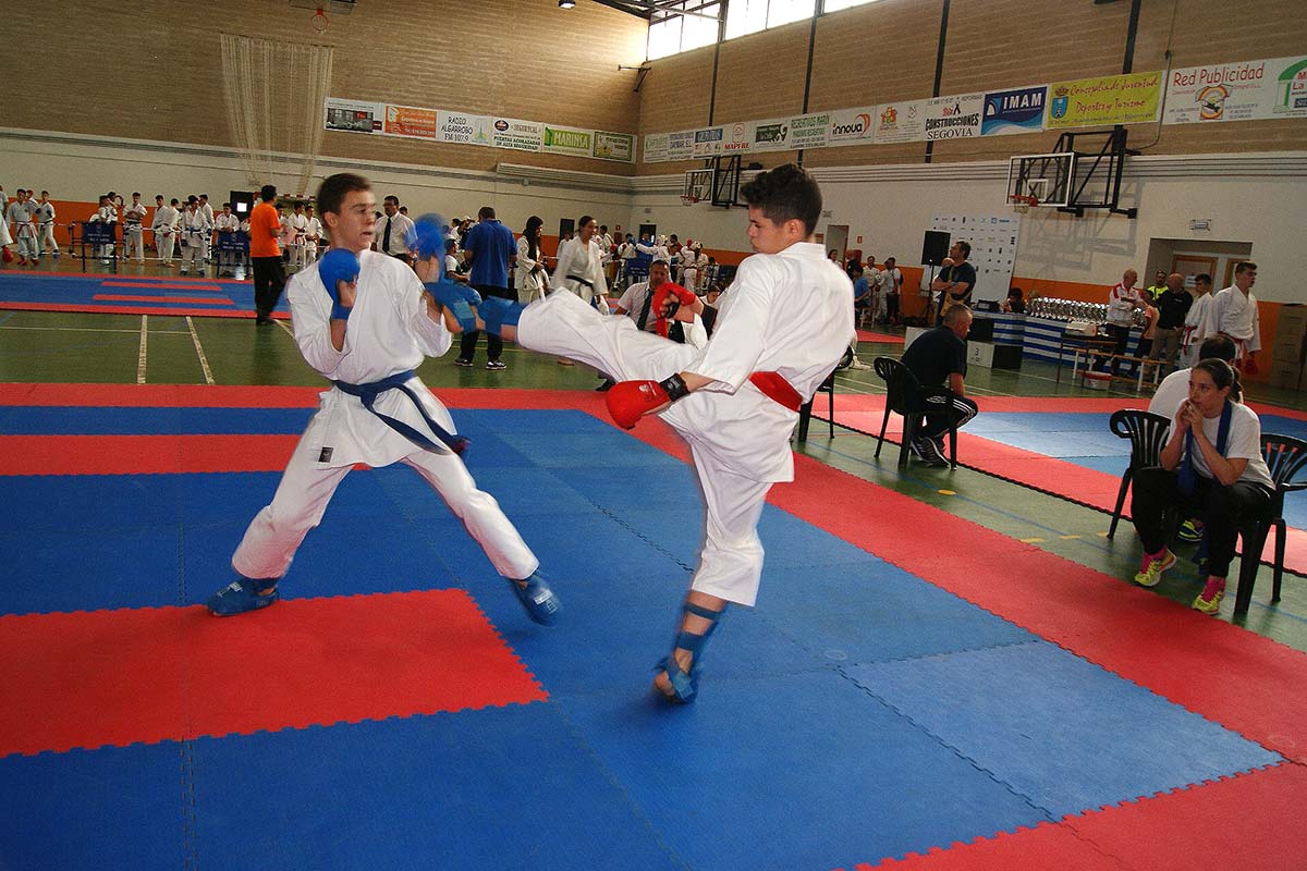 Karatecas rondeños en una de las competiciones en las que participaron el pasado año.