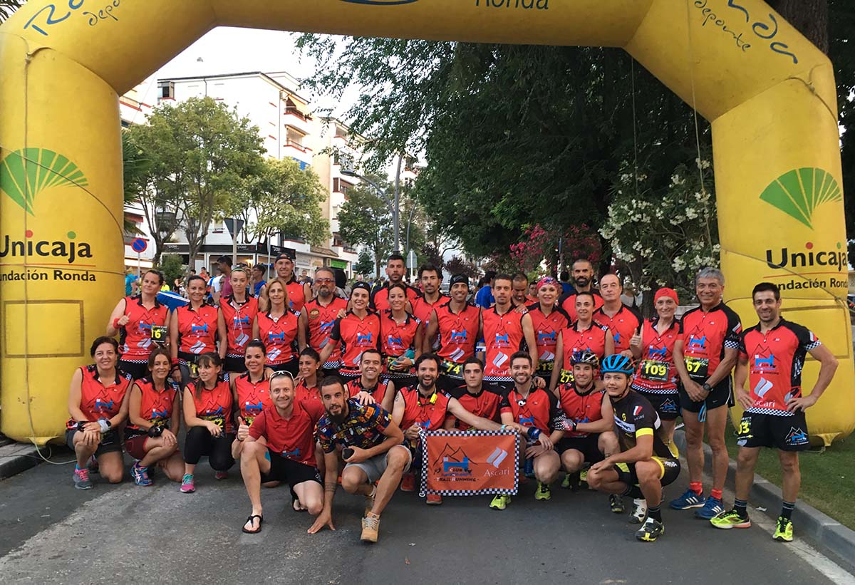El Club Ascari-Harman Trail Running logró cinco pódiums en la Carrera Nocturna de Ronda