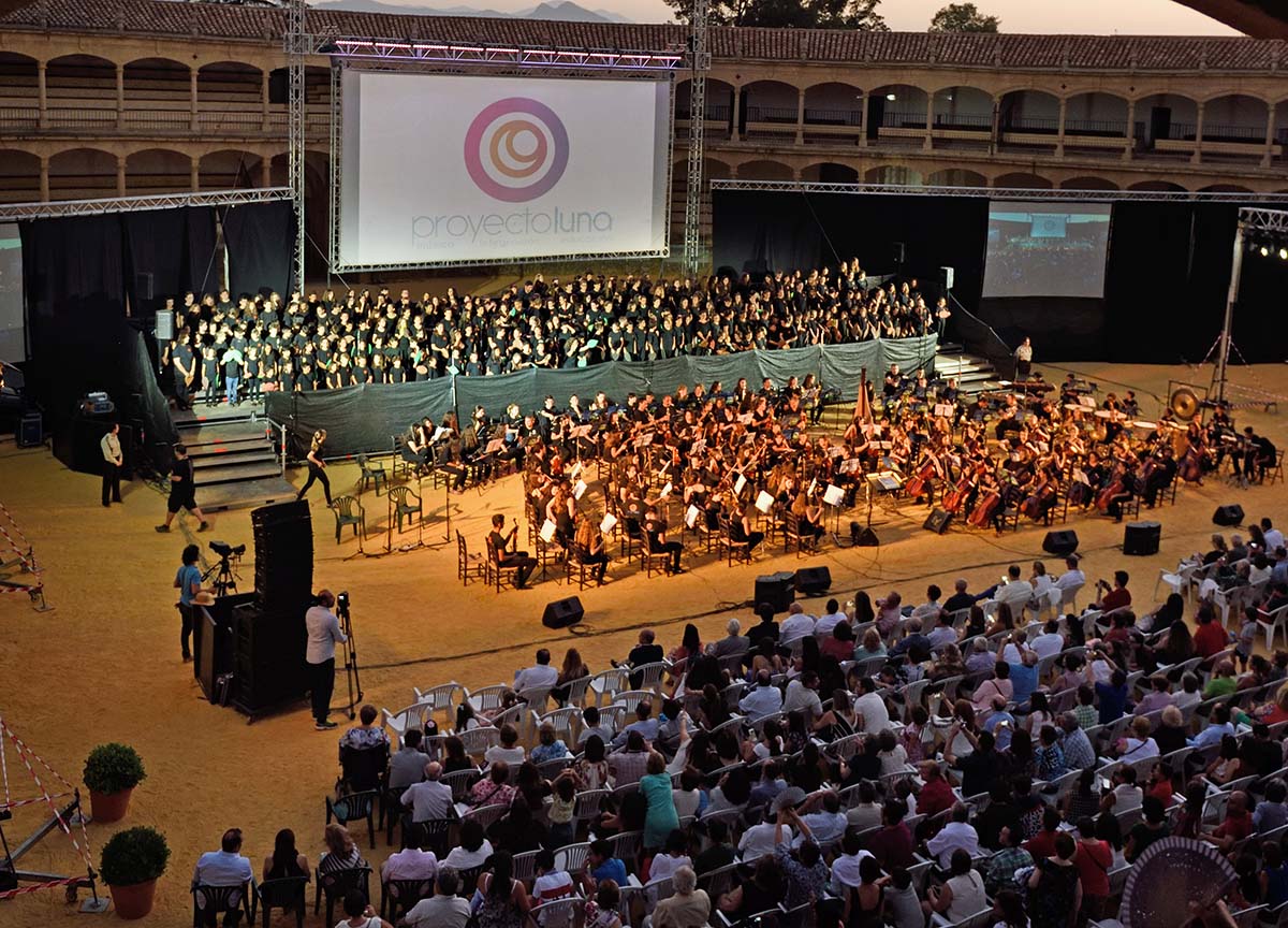 Los conciertos se inician este lunes con el Proyecto Luna, con la participación de 500 escolares.