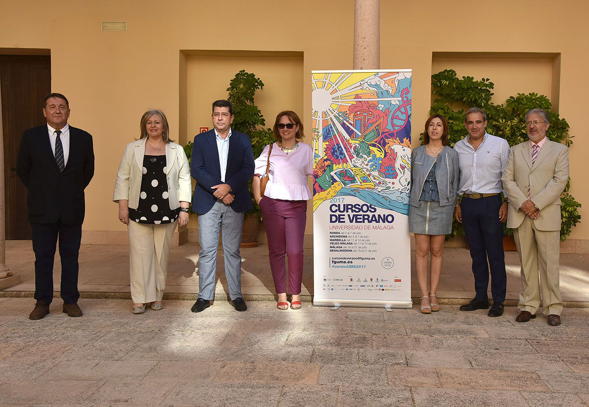 Momento de la inauguración de los Cursos de Verano de la UMA en Ronda.