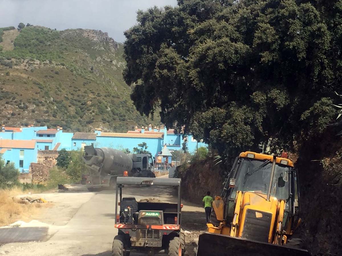 Júzcar, el poblado azul, de los municipios beneficiados.