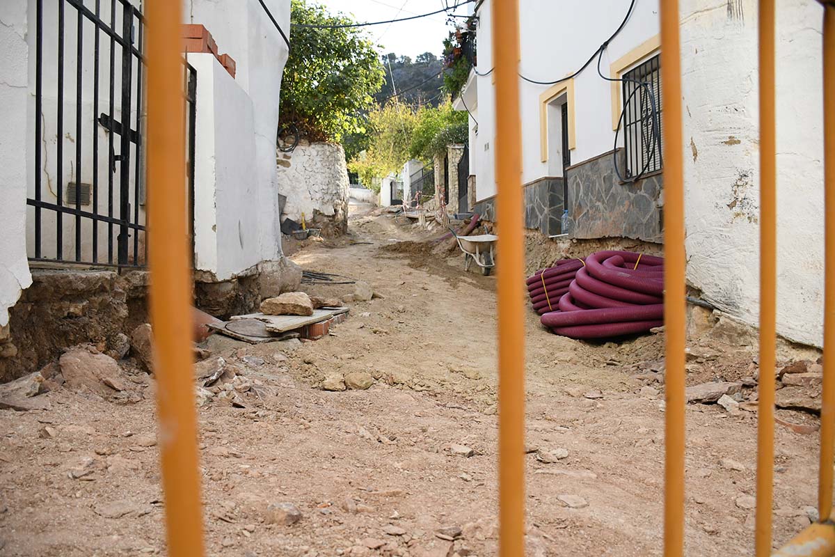 Estado en el que se encuentran las obras de mejora de la avenida de Andalucía.