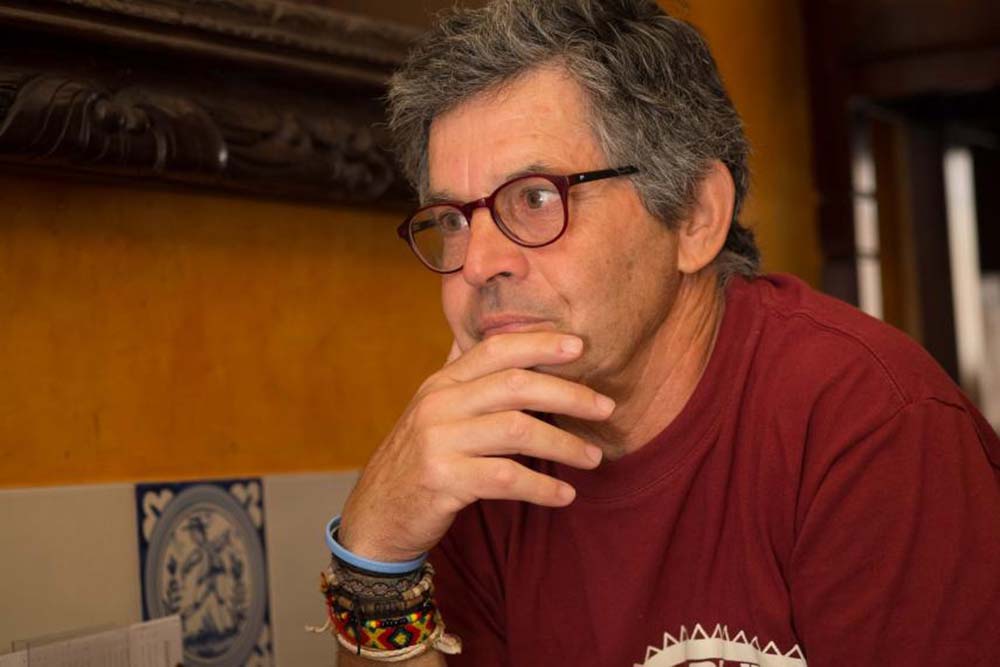 Juan Clavero, el ecologista que fue detenido. Foto: lavozdelsur.es-Manu García.