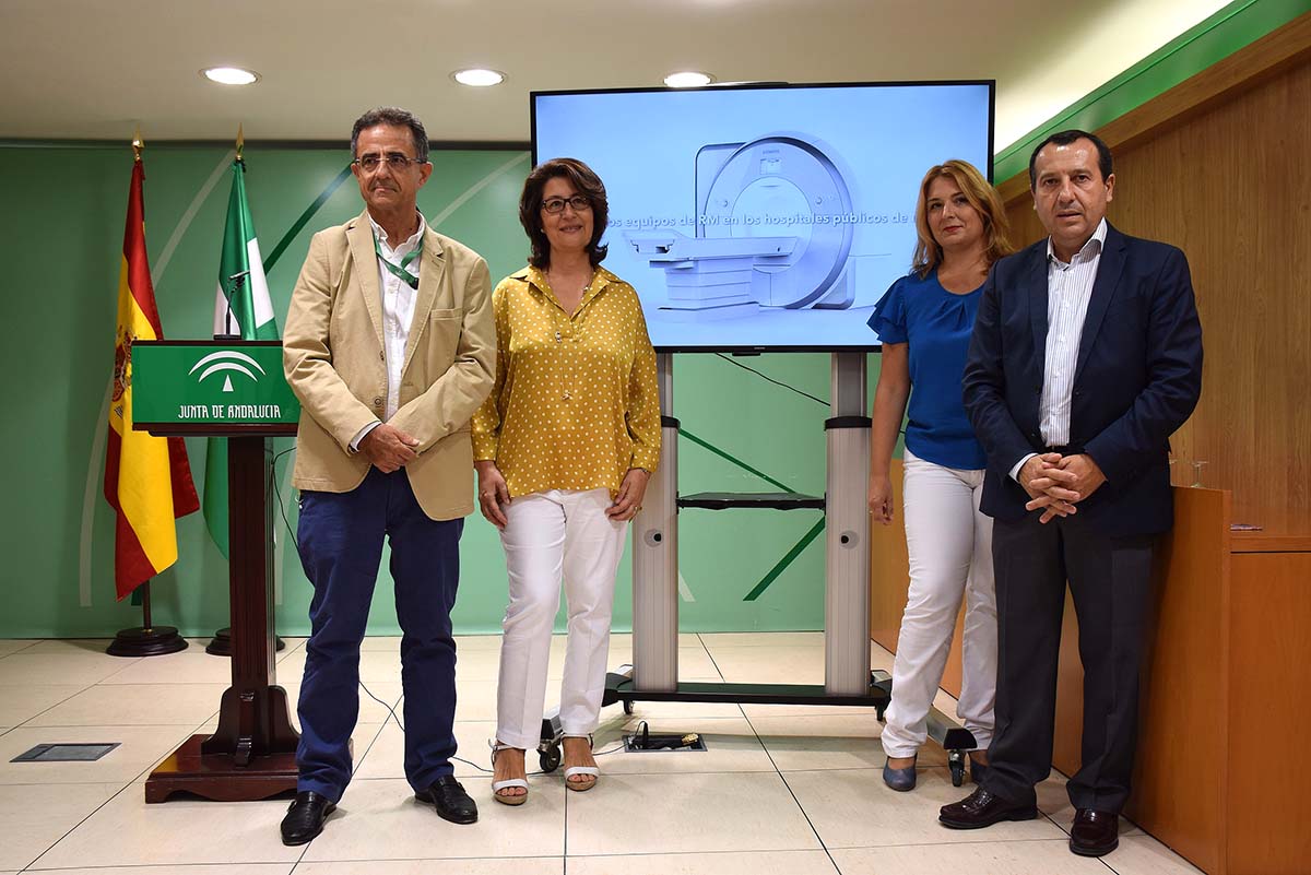 Responsables del SAS y de la Junta han presentado los equipos hoy en Málaga.