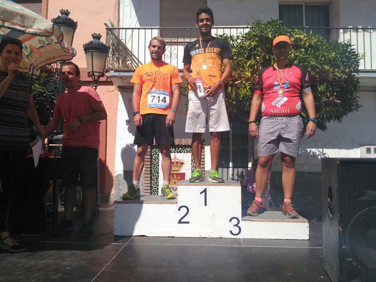 Carlos Mate quedó tercero en esta difícil y dura carrera.
