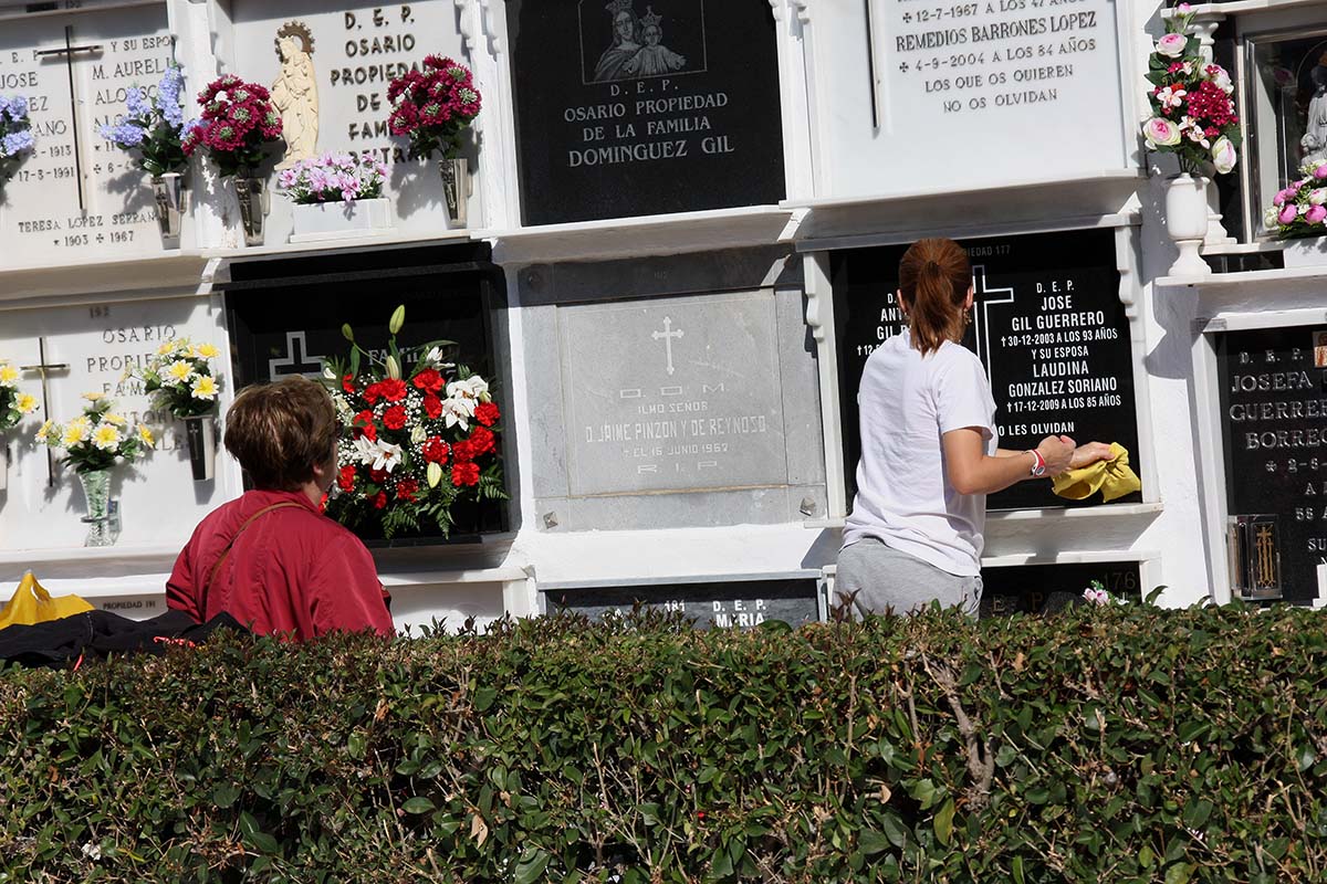 Reparan los desperfectos causados por los temporales en el Cementerio de San Lorenzo