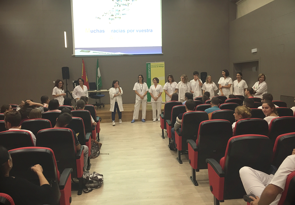 Los alumnos han empezado a realzar las prácticas en el Área Sanitaria Serranía.