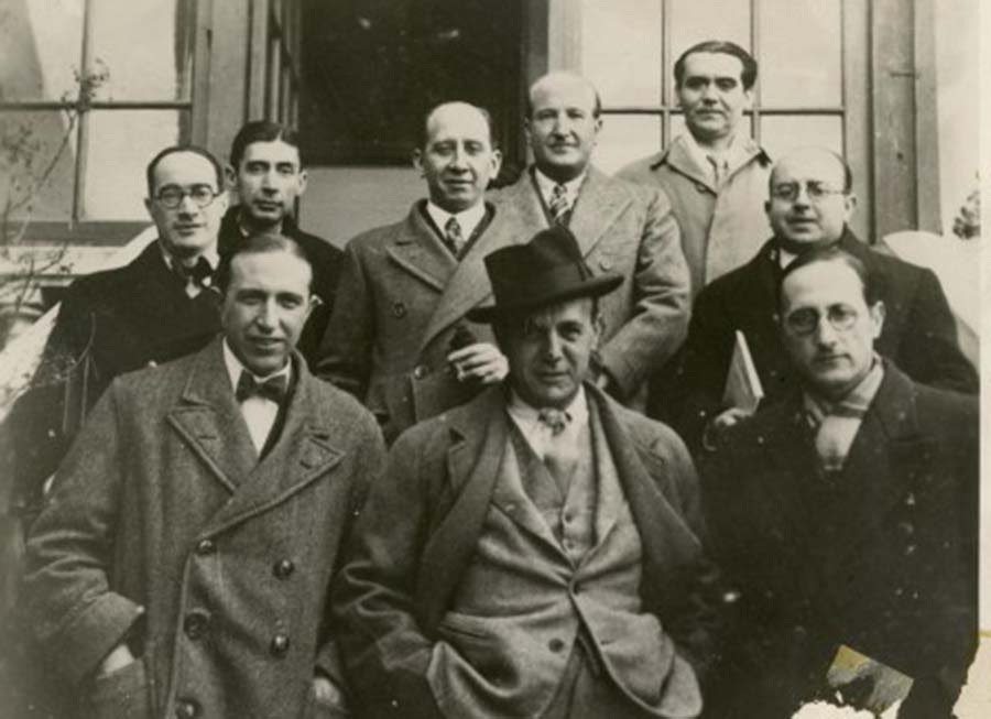 Algunos de los integrantes de la Generación del 27.