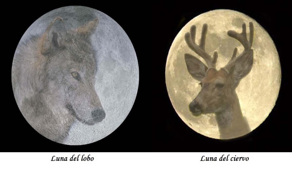 Dos nombres muy significativos dentro de la lista de lunas llenas