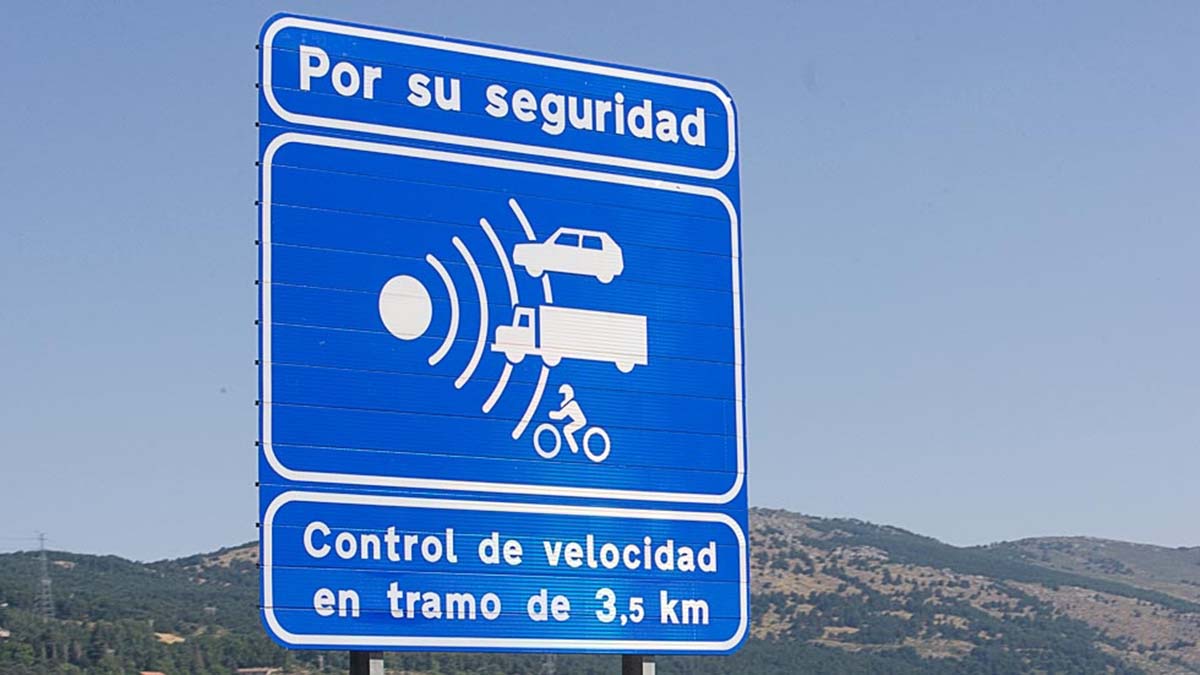 El nuevo radar de tramo se situará en la zona más sinuosa de la carretera.