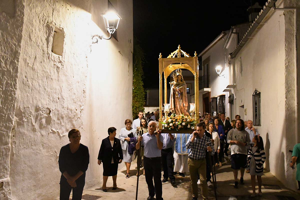 Procesión del la Virgen 'Chica' del Rosario el pasado fin de semana.