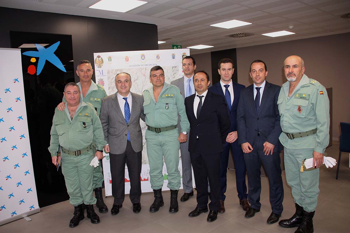La Legión y CaixaBank han firmado un acuerdo para el patrocinio de la prueba.