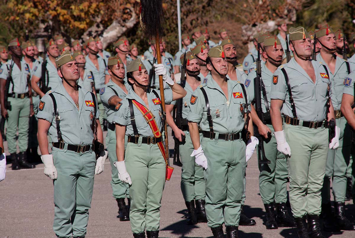 La Legión ha celebrado la festividad de la Patrona con una parda militar.