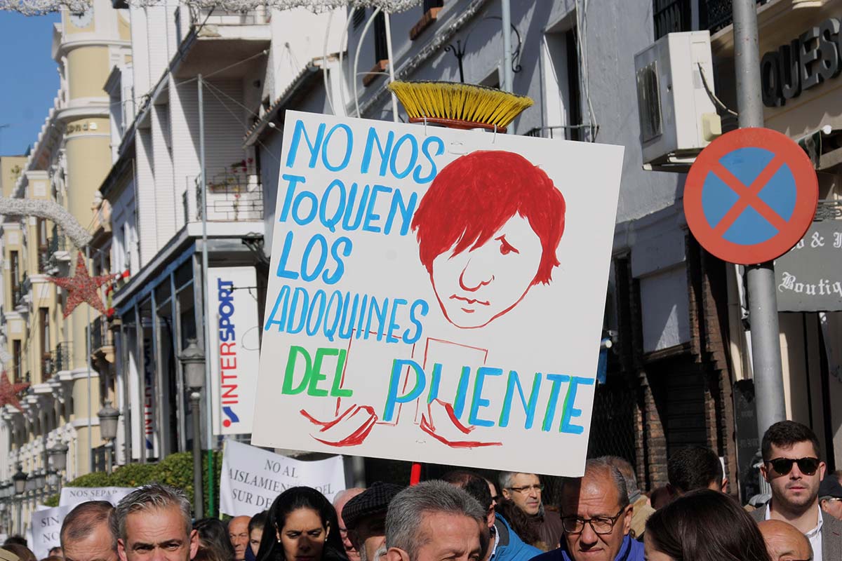 Imagen de la primera manifestación celebrada el pasado 24 de diciembre.