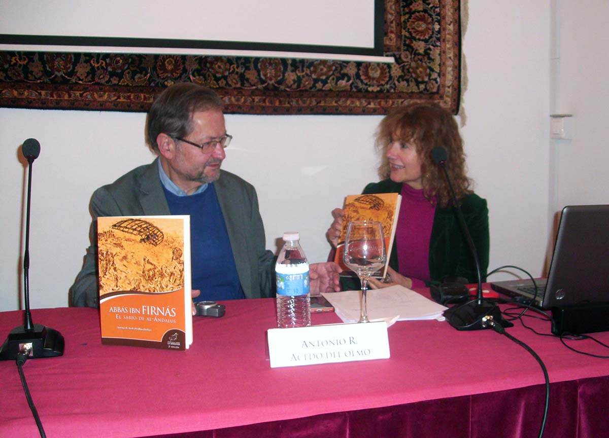 Presentación del libro “Abbás Ibn Firnás. El sabio de al-Ándalus” en la BVA de Córdoba.