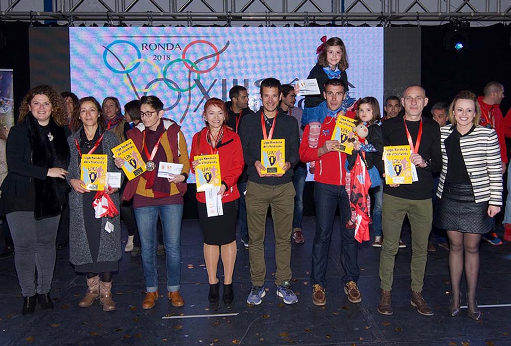 Algunos de los deportistas y entidades reconocidas en la Gala del Deporte.