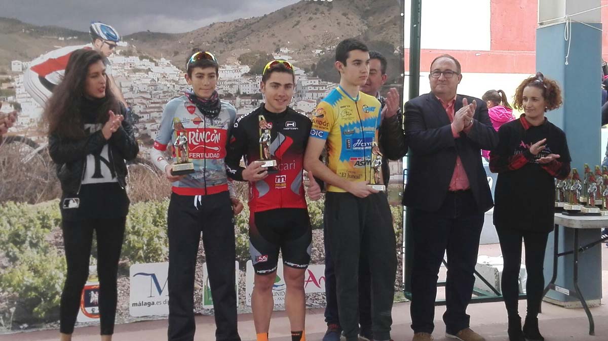 Adrian Díaz se impuso en la categoría cadete en la prueba disputada en El Borge.