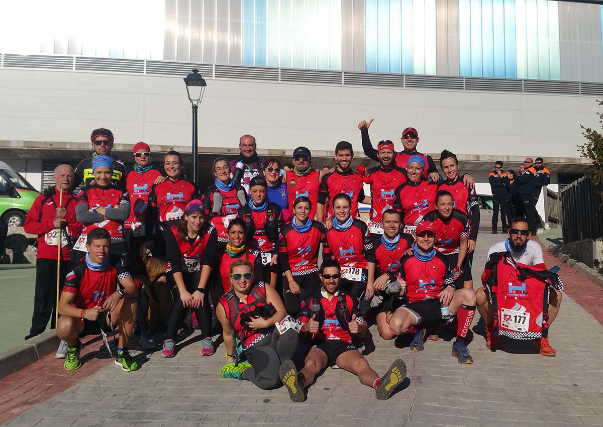 Los corredores rondeños durante una de las pruebas disputadas este fin de semana,
