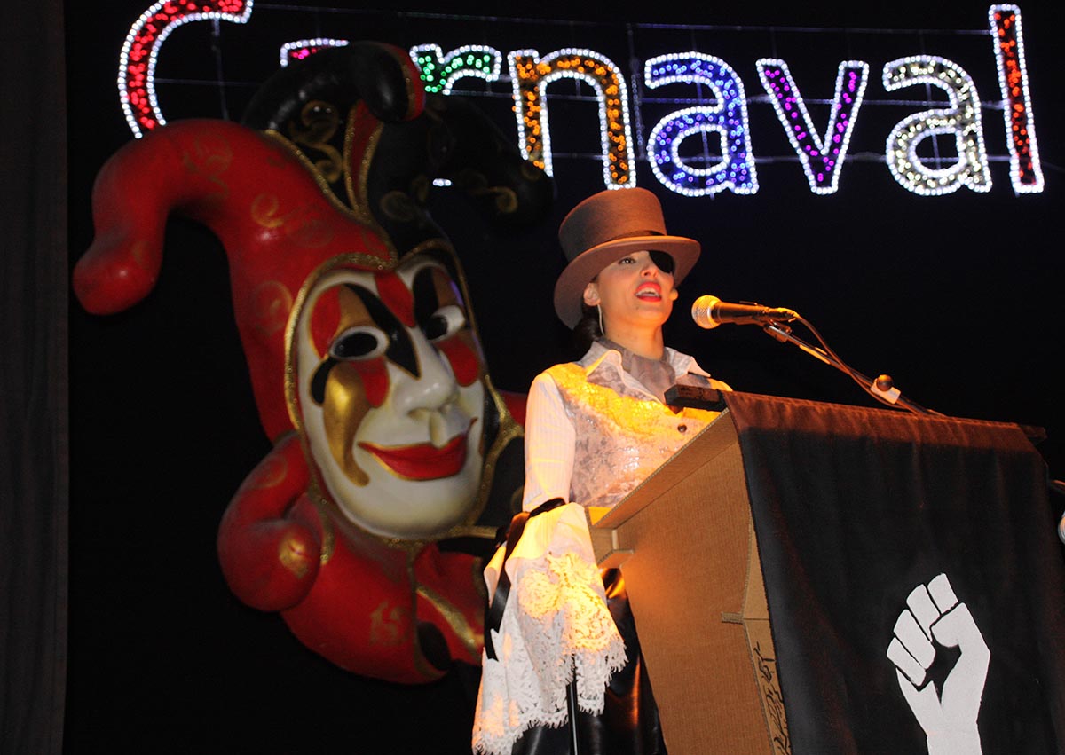 La actriz rondeña ofreció una magnífica puesta en escena este pasado jueves.