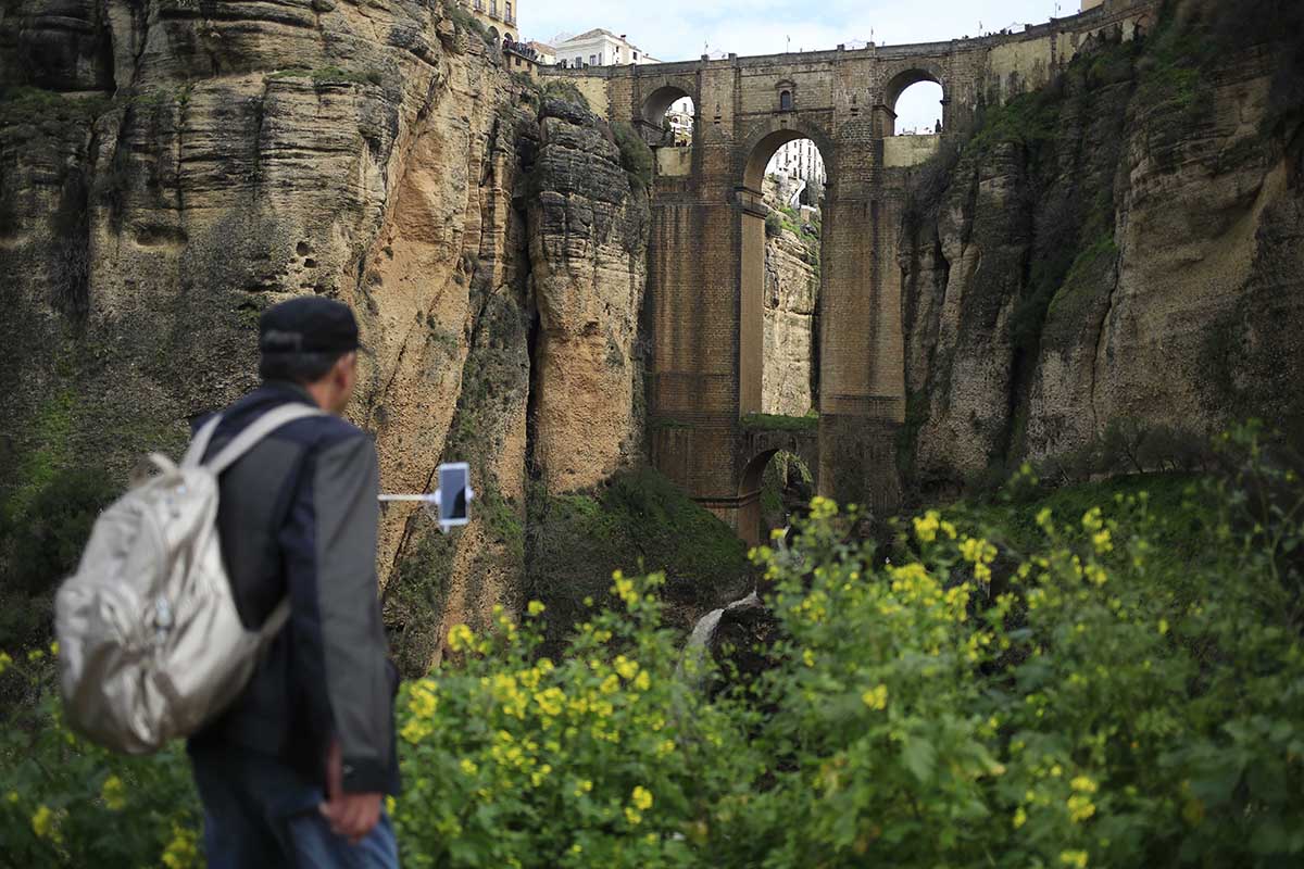 El Tajo y el Puente Nuevo son los espacios más visitados por los turistas.