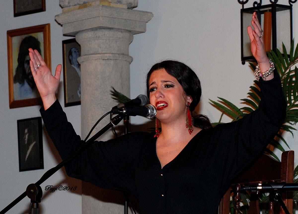 Beatriz Romero durante su actuación en la segunda semifinal del concurso. Foto Pezzi.