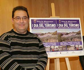 Miguel Alza en una comparecencia de cuando era alcalde en la Diputación de Málaga.