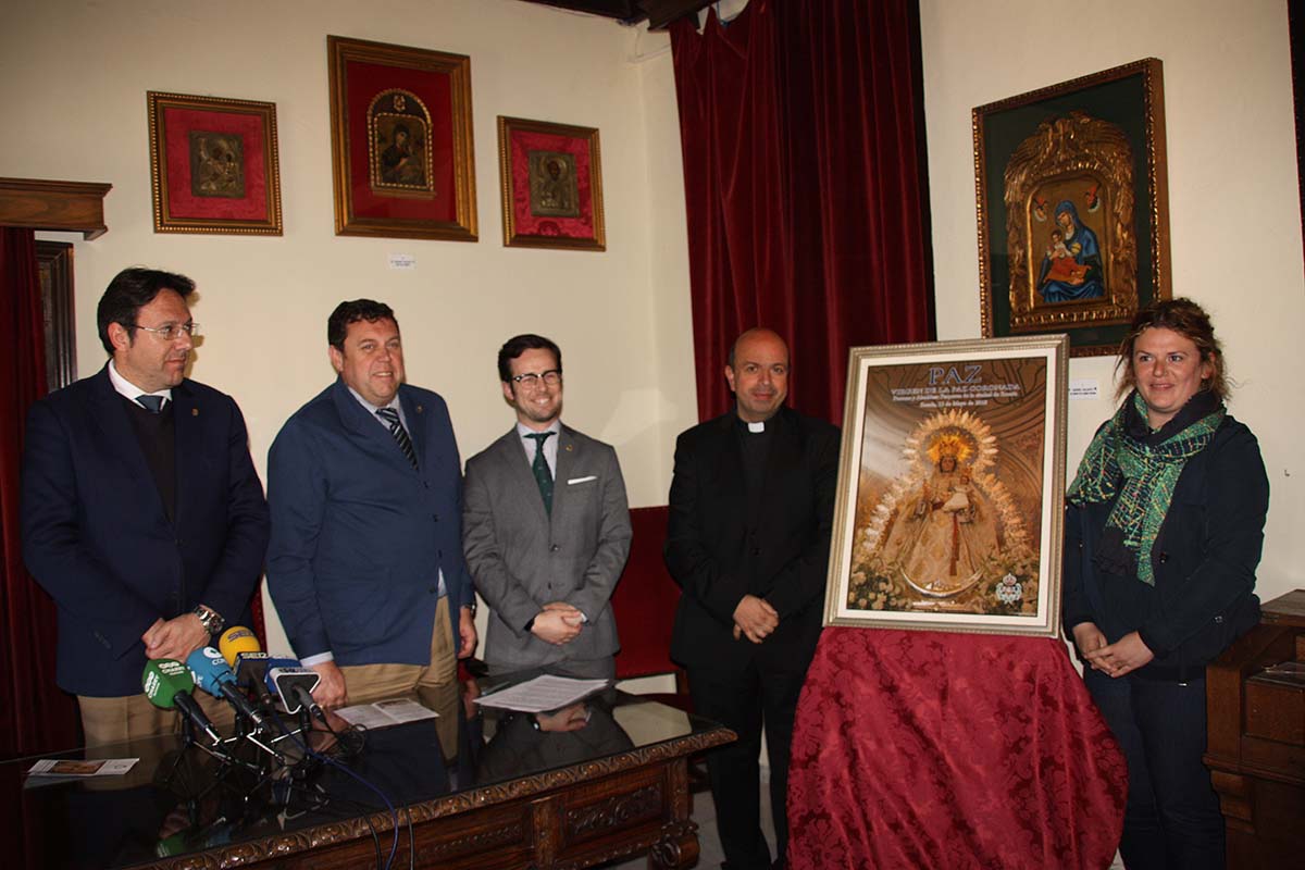 Presentación del poco original cartel tomado en el templo de la Paz.