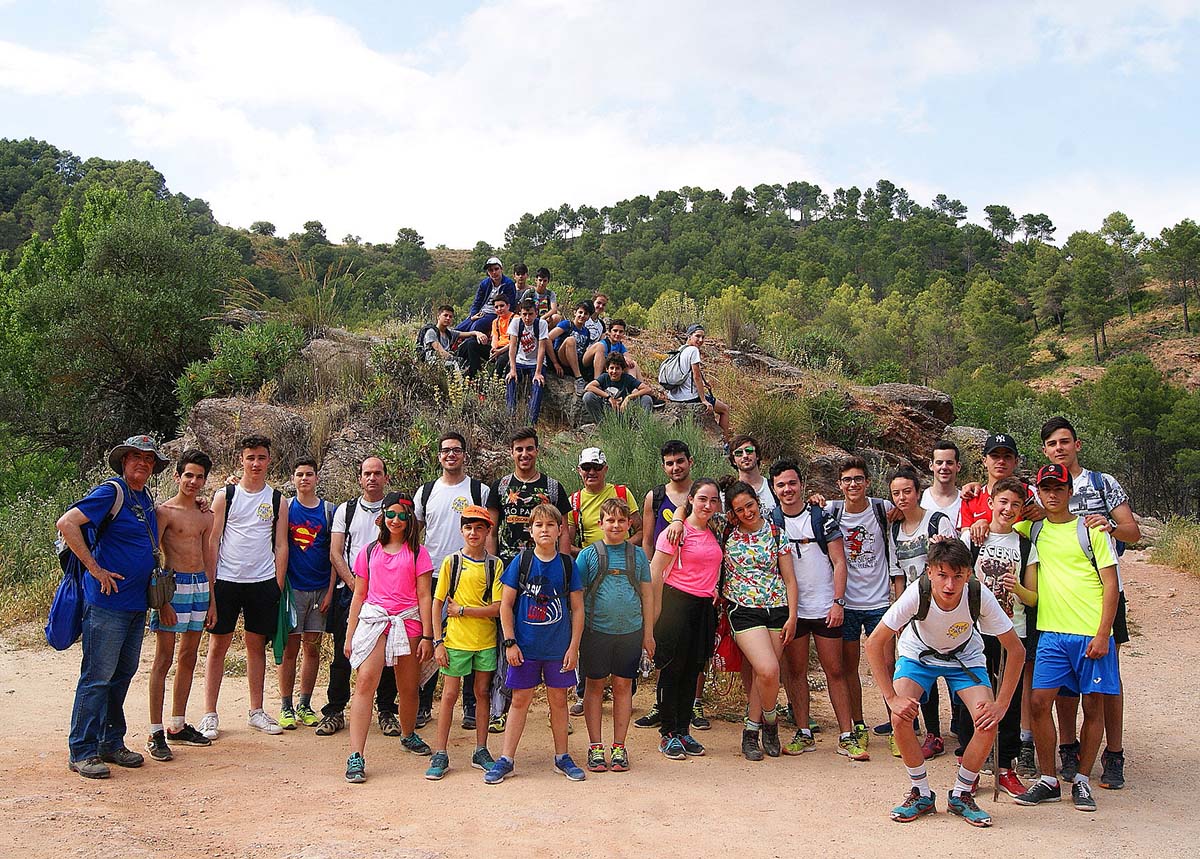 Los karatecas durante la jornada de convivencia celebrada este pasado fin de semana.